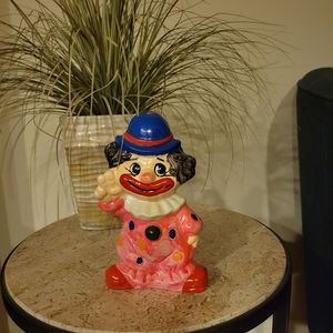 Vintage Clown Piggy  Bank